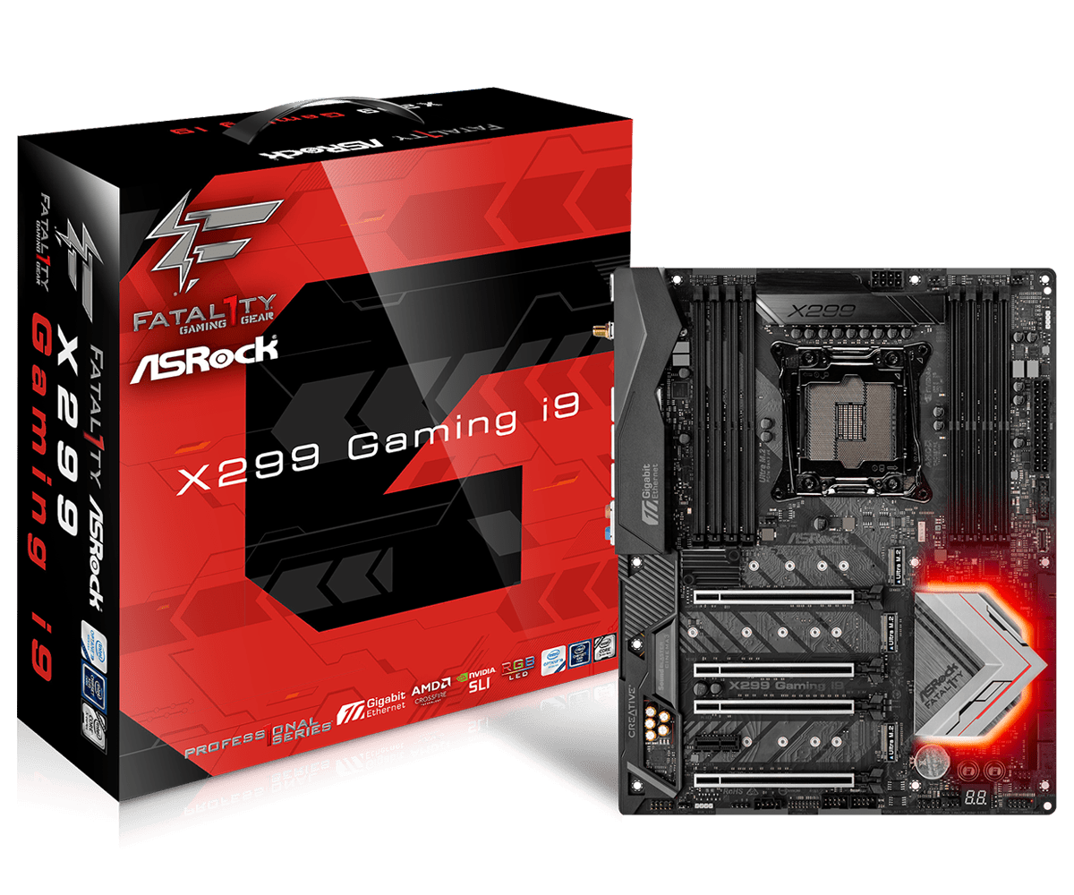 Asrock Fatal1ty X299 Professional Gaming i9 - Motherboard